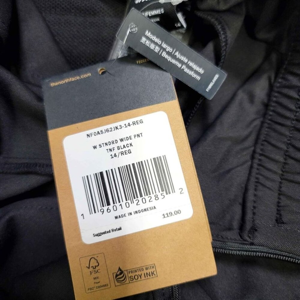 The North face women's wide leg pants size 14 - Picture 4 of 10